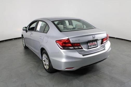 Alabaster Silver Metallic 2013 Honda Civic LX