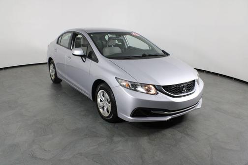 Alabaster Silver Metallic 2013 Honda Civic LX
