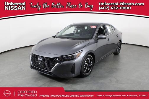 Gun Metallic 2025 Nissan Sentra SV