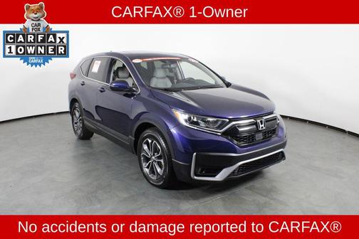 Aegean Blue Metallic 2020 Honda CR-V 2WD EX-L