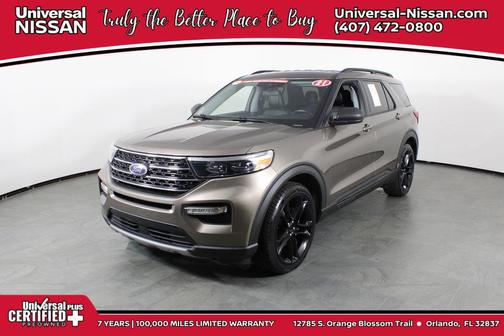 STONE GRAY METALLIC 2021 Ford Explorer XLT