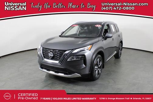 Gun Metallic 2023 Nissan Rogue Platinum