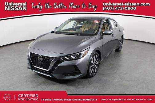 Gun Metallic 2023 Nissan Sentra SV