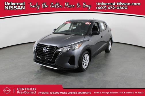 Gun Metallic 2024 Nissan Kicks S