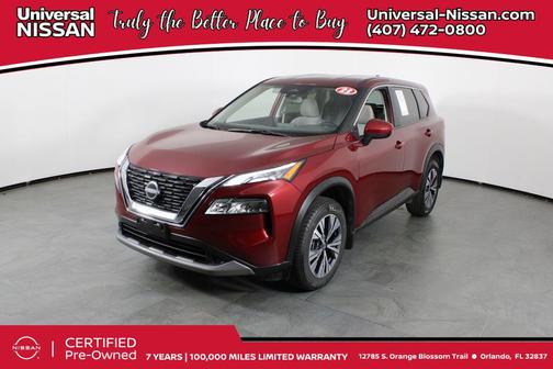 Scarlet Ember Tintcoat 2023 Nissan Rogue SV