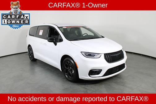 Bright White Clearcoat 2024 Chrysler Pacifica Hybrid S Appearance Pkg