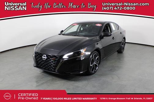 Super Black 2025 Nissan Altima SR FWD
