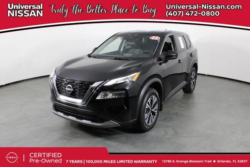 Super Black 2022 Nissan Rogue SV