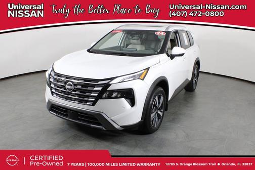 Everest White Pearl 2024 Nissan Rogue SL