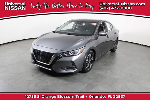 Gun Metallic 2022 Nissan Sentra SV