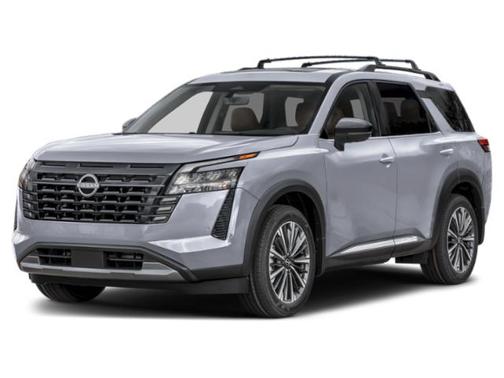 Boulder Gray Pearl 2026 Nissan Pathfinder Platinum