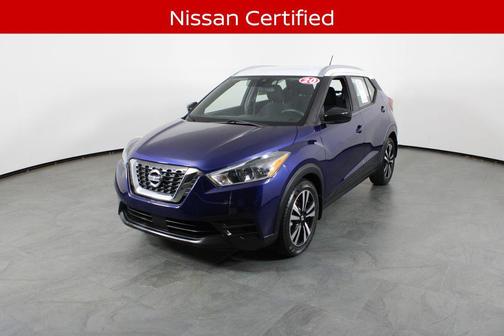Deep Blue Pearl/Fresh Powder 2020 Nissan Kicks SV