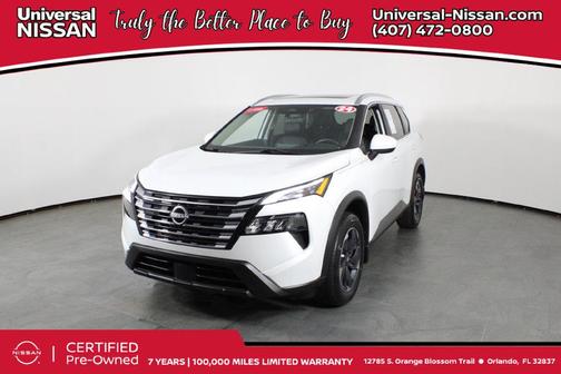 Everest White Pearl 2024 Nissan Rogue SV