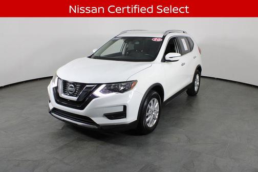 Glacier White 2020 Nissan Rogue SV