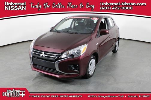 Graphite Gray Metallic 2024 Mitsubishi Mirage ES