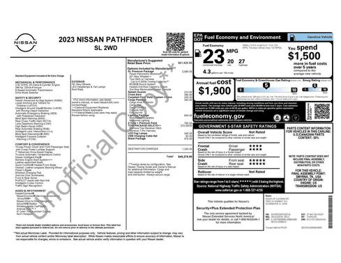 2023 Nissan Pathfinder SL FWD