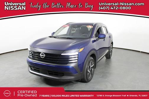 Deep Blue Pearl 2025 Nissan Kicks SV