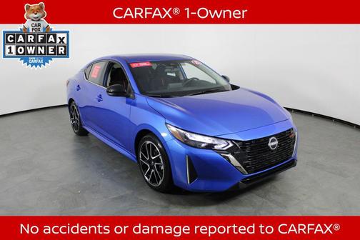 Electric Blue Metallic 2025 Nissan Sentra SR
