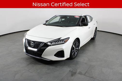 Pearl White Tricoat 2020 Nissan Maxima 3.5 S