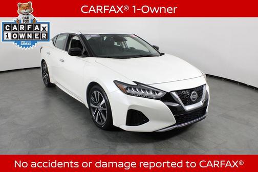 Pearl White Tricoat 2020 Nissan Maxima 3.5 S