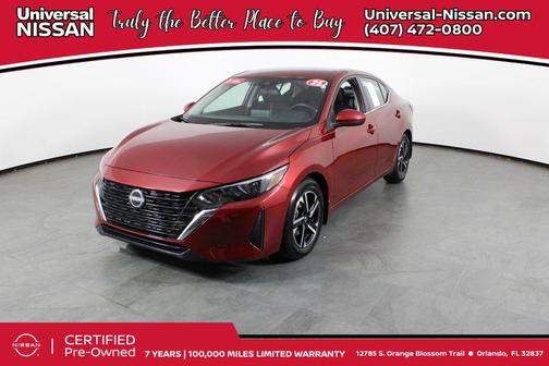 Scarlet Ember Tintcoat 2025 Nissan Sentra SV