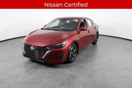 Scarlet Ember Tintcoat 2025 Nissan Sentra SV