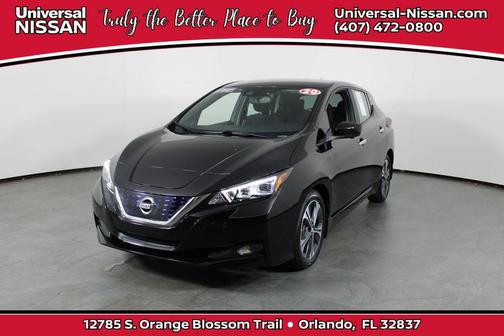 Super Black 2020 Nissan Leaf SV 40 kWh