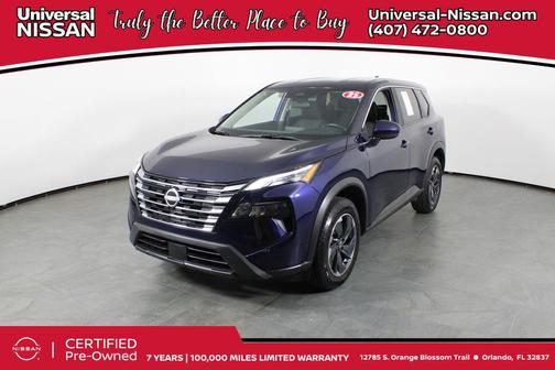 Deep Ocean Blue Pearl 2025 Nissan Rogue SV