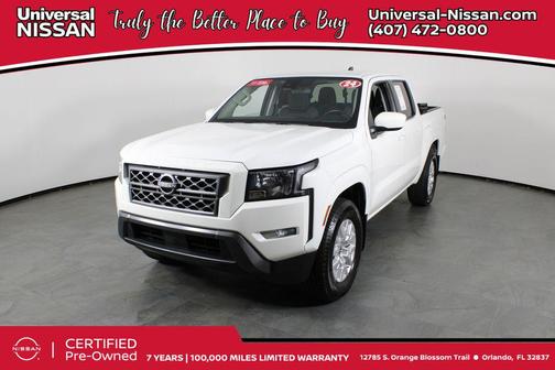 Glacier White 2024 Nissan Frontier SV