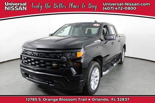 Black 2024 Chevrolet Silverado 1500 Custom