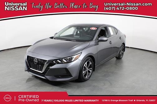 Gun Metallic 2023 Nissan Sentra SV