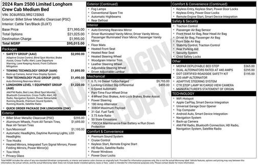 2024 RAM 2500 Longhorn