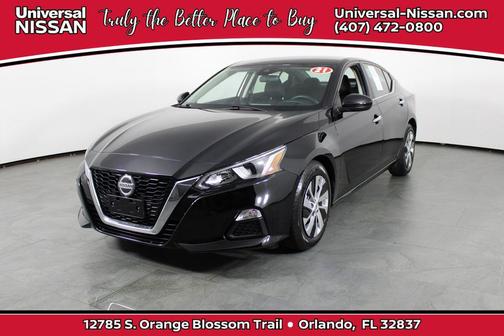 Super Black 2021 Nissan Altima S FWD