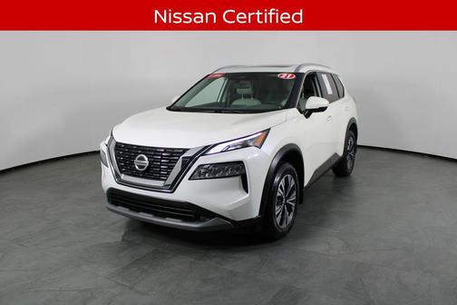 Pearl White Tricoat 2021 Nissan Rogue SV