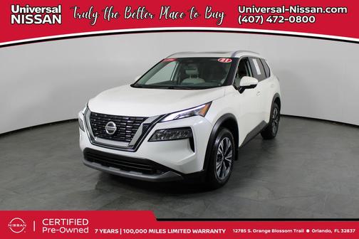Pearl White Tricoat 2021 Nissan Rogue SV