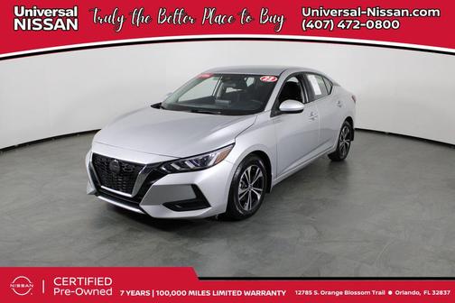Brilliant Silver Metallic 2023 Nissan Sentra SV