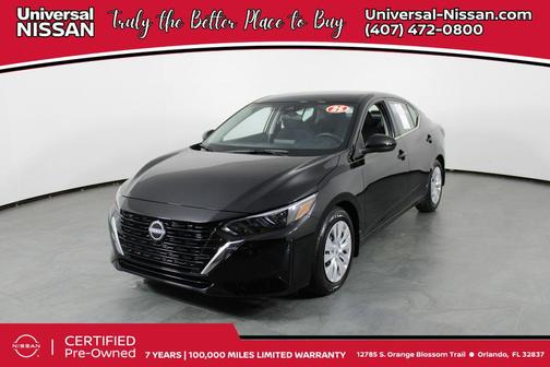 Super Black 2025 Nissan Sentra S