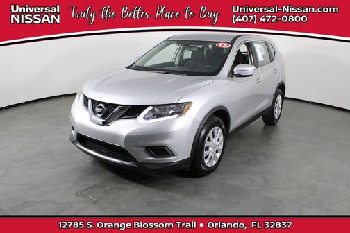 Brilliant Silver 2015 Nissan Rogue S