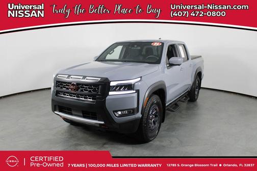 Boulder Gray Pearl 2025 Nissan Frontier PRO-X