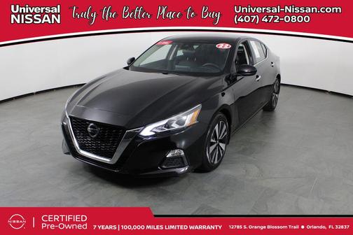 Super Black 2022 Nissan Altima 2.5 SV