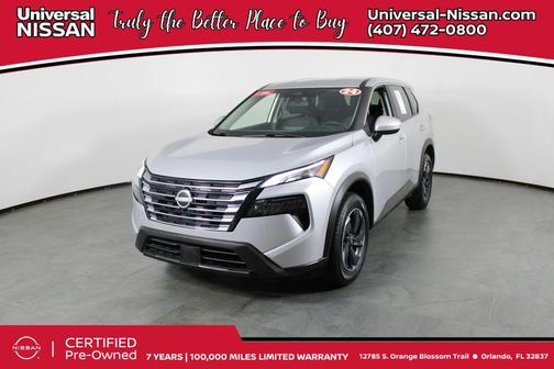Brilliant Silver Metallic 2024 Nissan Rogue SV