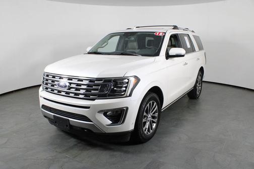 White Platinum Metallic Tri-Coat 2018 Ford Expedition Limited