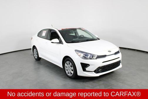 Clear White 2021 Kia Rio LX