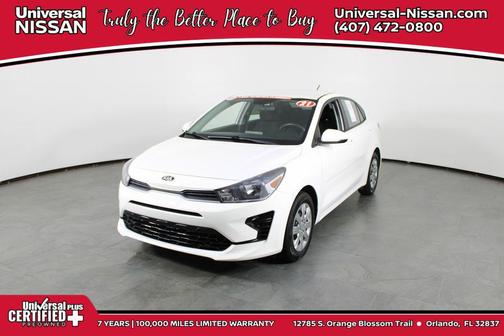 Clear White 2021 Kia Rio LX