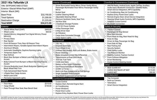 2021 Kia Telluride LX