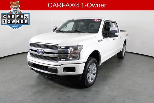 WHITE PLATINUM METALLIC TC 2018 Ford F-150 Platinum