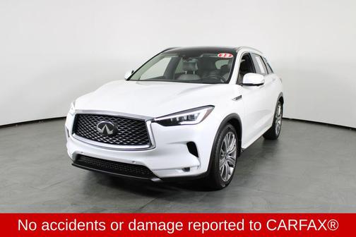 Radiant White 2023 INFINITI QX50 SENSORY AWD