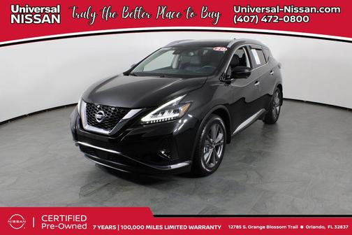 Super Black Metallic 2020 Nissan Murano Platinum FWD