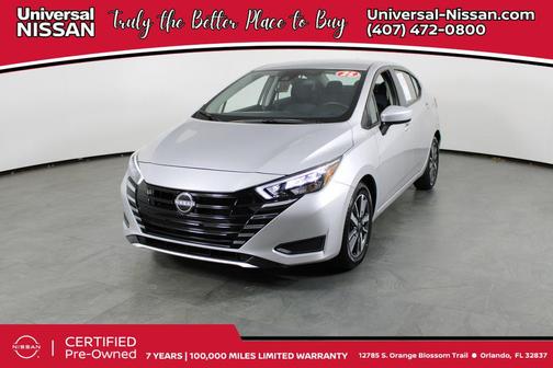 Brilliant Silver Metallic 2025 Nissan Versa 1.6 SV