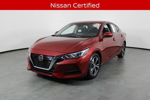 Scarlet Ember Tintcoat 2023 Nissan Sentra SV